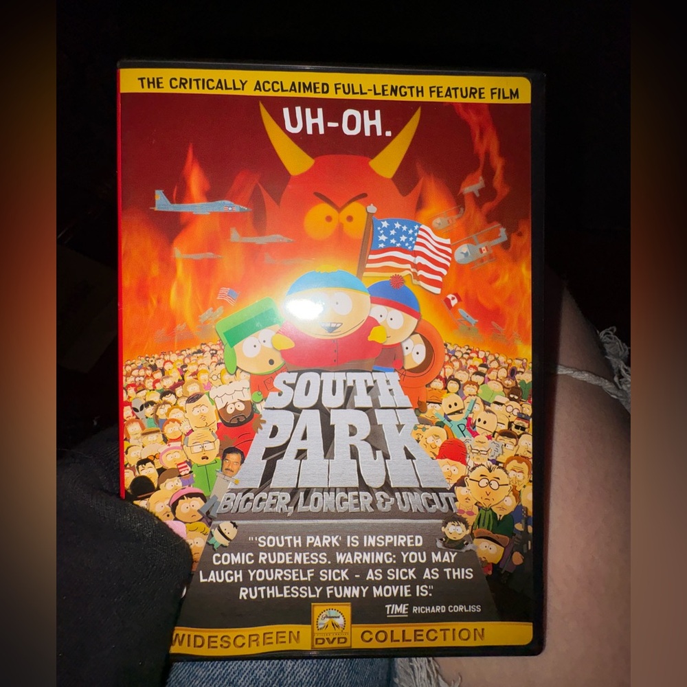 1999 SOUTH PARK Movie on DVD